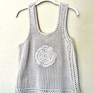 Super cute crocheted Top size medium